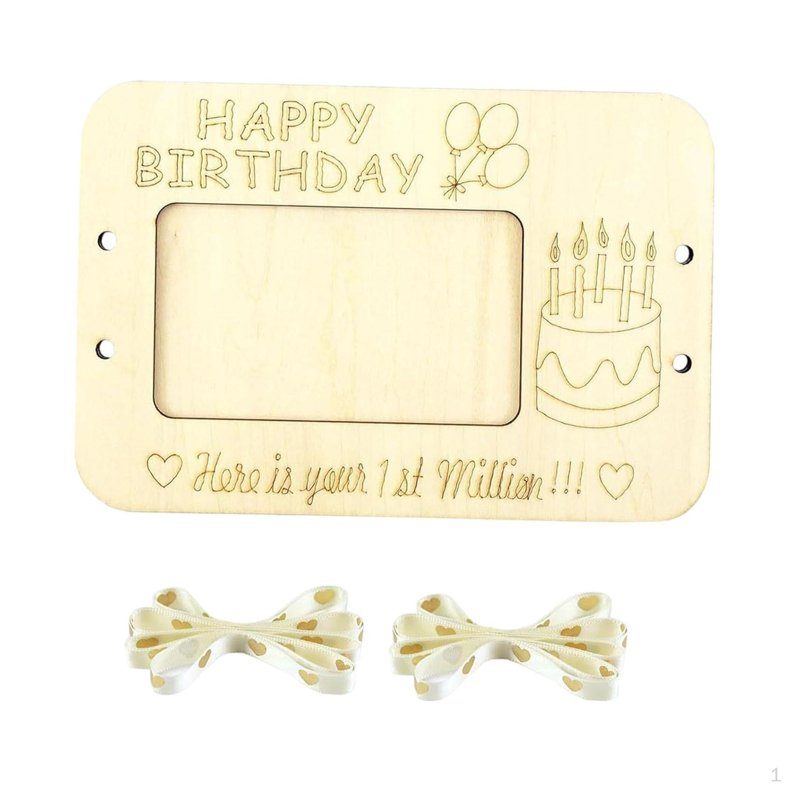 Engraved Wooden Money Clip for Handcrafted Decoration And Gift Giving Cake