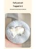 Cozy Winter Nest: Plush Enclosed Deep Sleep Bed for Cats and Dogs