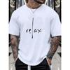 Tallas Europeas Camiseta Casual con Gráfico para Hombre