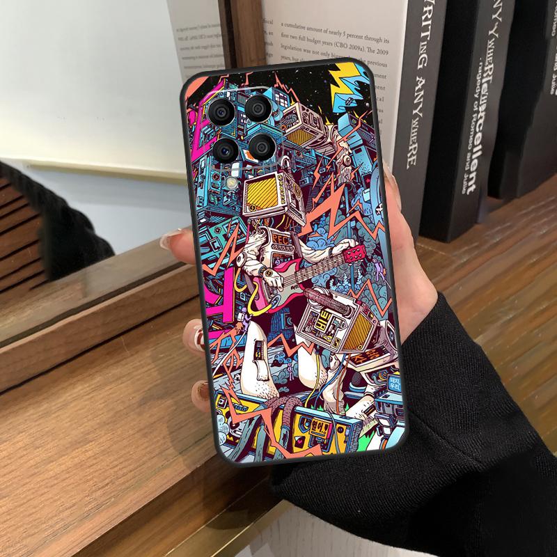 Graffiti Case For Samsung Galaxy M56 M16 M36 M33 M53 M13 M12 M32 M52 M20 M15 M55 M31 M14 M35 M34 M54