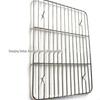 Square BBQ Grill Net: Stainless Steel Roasting Pan, Smoked Meat Grate, Baking Sheet & Oil Draining Rack for Outdoor Use