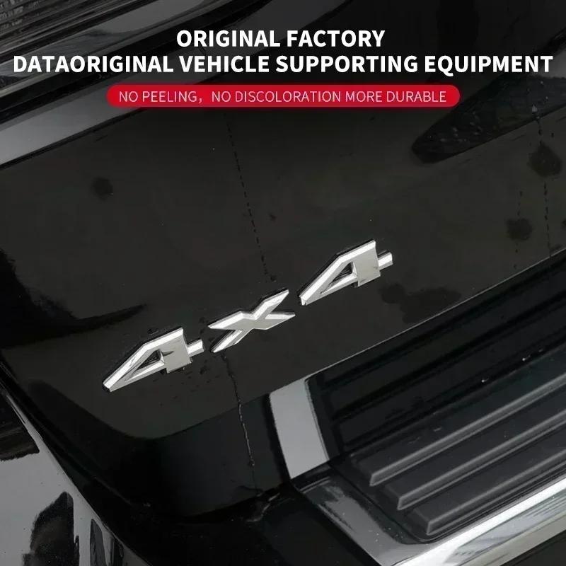 3D Metal Car Trunk Badge Stickers For 4X4 Limited Letters Emblem Logo