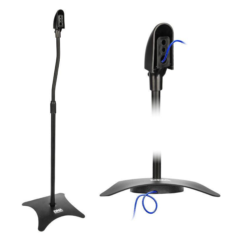 Dna Ss 1 Set Set 2 Stativi Stand Supporti Per Altoparlanti Casse Regolazione 68-110 Cm