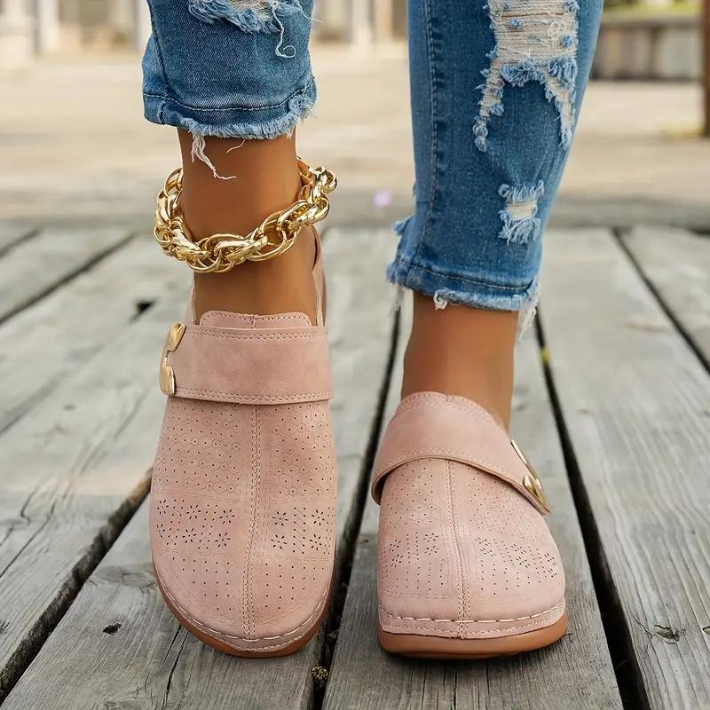 Fashion Women Wedge Slippers Mules Lightweight Slippers Slip-On Platform Shoes Comfort Casual Sandals Slides Women Zapatos De Mujer