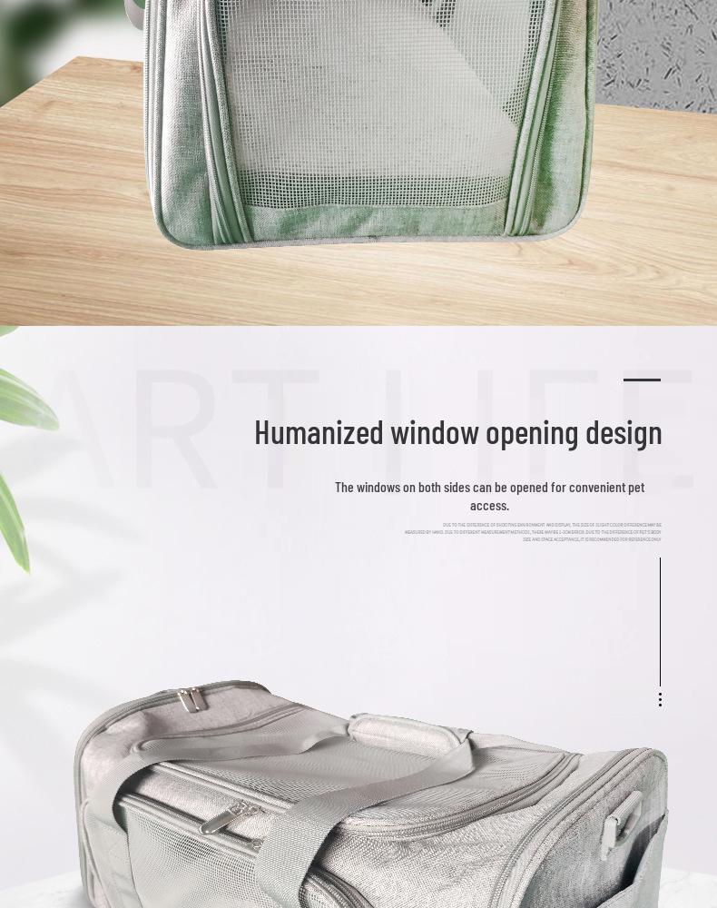 Foldable Breathable Portable Pet Backpack for Cats and Dogs