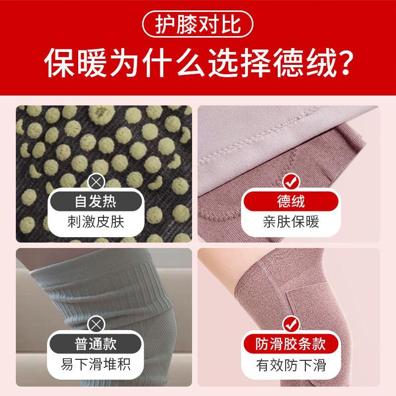 Thermal Knee Warmers Adults Winter Cold Legs Relief Thick Fleece Lined Support Pad With Pocket Joint Heat Therapy