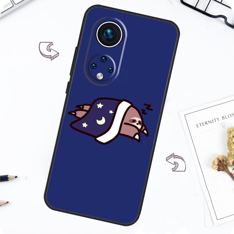 Kawaii Cute Sloth Face Case For Honor Magic 7 5 6 Lite Honor 200 Pro X8b X9a X8a X8 X9 X9c X9b 50 70 90 Lite Cover