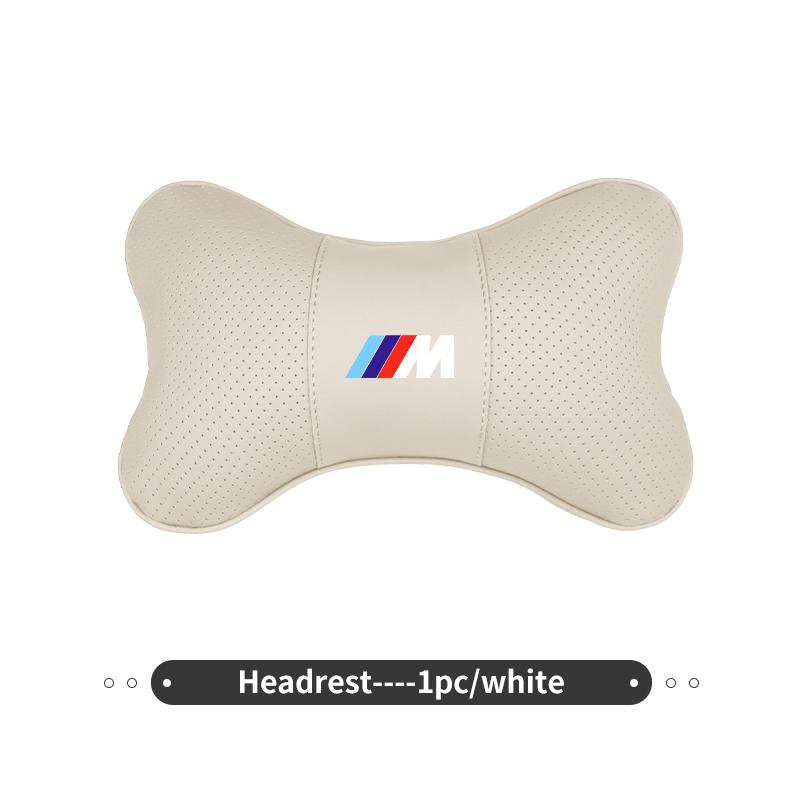 Leather Car Seat Headrest Neck Pillow Lumbar Support Mat For BMW E30 E34 E36 E39 E46 E52 E53 E60 E61 E62 E70 E71 E83