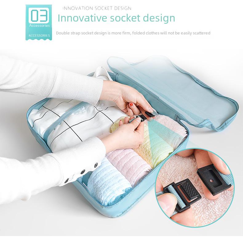 Travel Storage Set: Cross-Border Drawstring Bags for Luggage, Shoes, Underwear, and Clothes Organizer