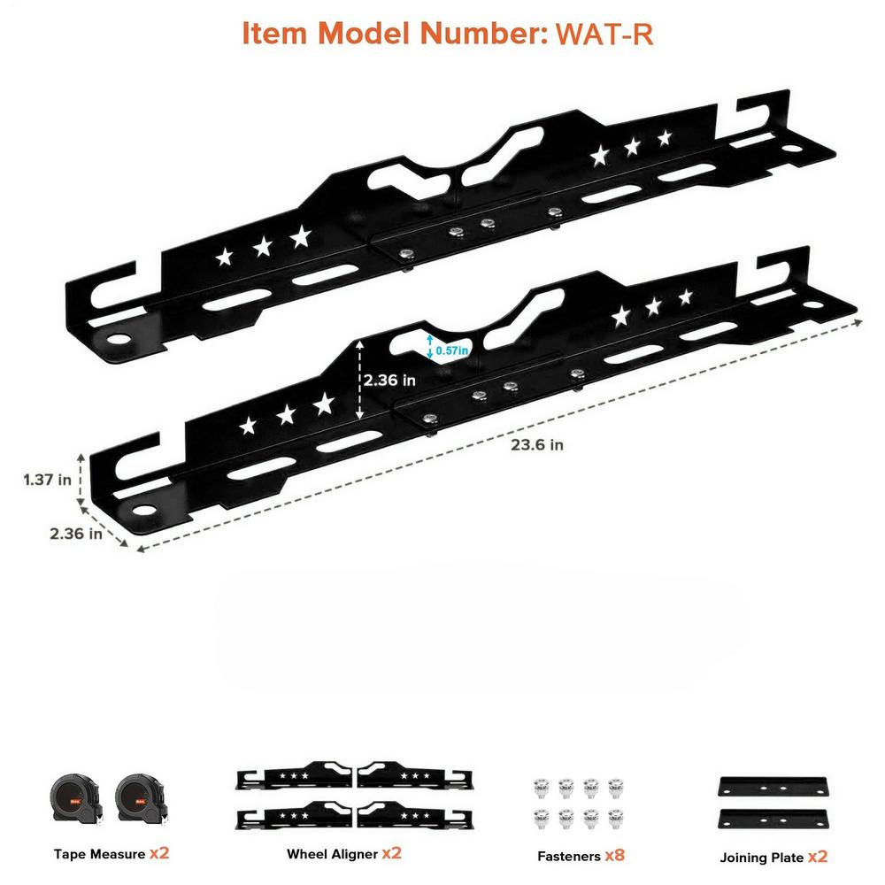 

Wheel Alignment Tool Plate Toe Alignment Tool Plates Accessories Heavy Duty Plates Accurate Measurements Alignment Tool Board чорний