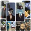 Rene Magritte Art Phnoe Case for Phnoe Case for Xiaomi Redmi Note 15 14 14S 13 Pro Plus 12 12S 11S 11E 10S 10 11T 5G Unique Cove