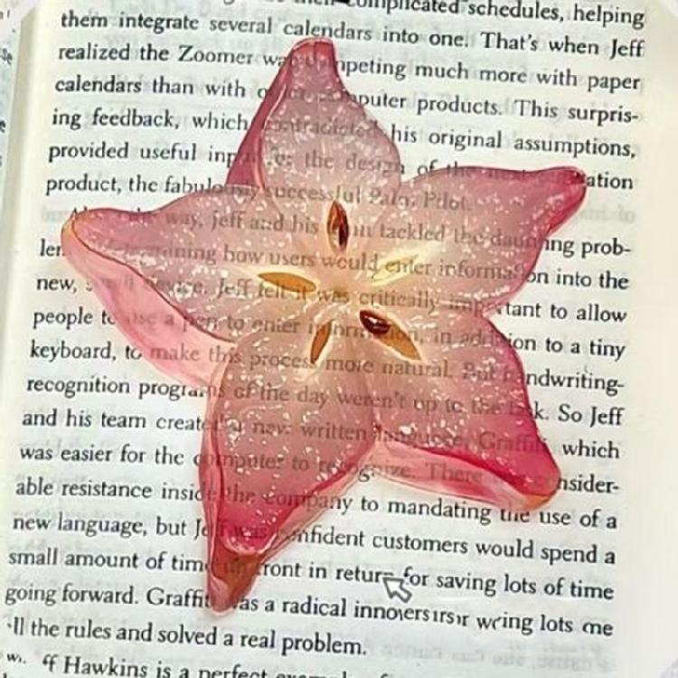 10Pcs Cartoon Fruit Bookmarks Realistic Fruit Acrylic Bookmarks Reading Aid For Book Lovers Library Travel Daily Use