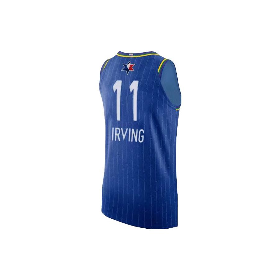 Nike Youth Basketball Jersey All-Star Letter Print Breathable Quick-Dry Sports Kyrie 11 Kids jersey Blue 3Z2B7B2UP-NYNKI