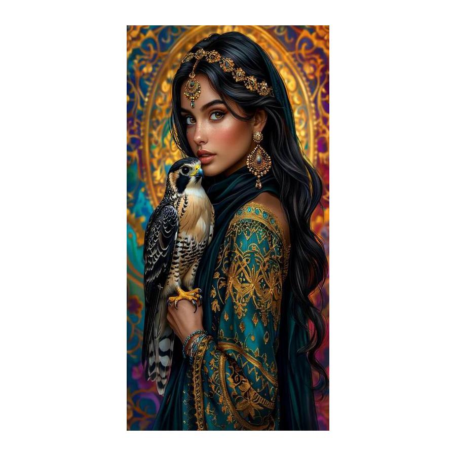Woman and Bird Large Size Diamond Painting New Collection Animals Diy Full Drill Rhinestone Embroidery Mosaic Cross Stitch Kits