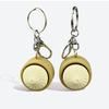 Keyboard Clicker Fidget Dumpling Keychain Sensory Toy for Stress Relief