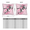 Umamusume Pretty Derby Sakura Bakushin O Pillowcase Printing Polyester Cushion Cover Gift  Throw Pillow Case Cover Home Square