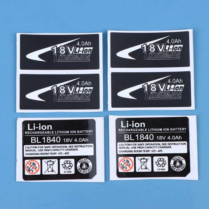 BL1830 Li Battery Sticker For Mak 18V 3Ah To 6Ah Drill Self Adhesive Label For Quick Battery Replacement