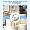 Power Extension Block Intelligent Design 4 Outlet 3 USB Charging Port 280Cm Adjustable Length Cable with Protections