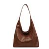 Soft PU Leather Shoulder Bag for Women Wedding Totes All-match Commuter Underarm Bag Fashion Large Capacity Handbag