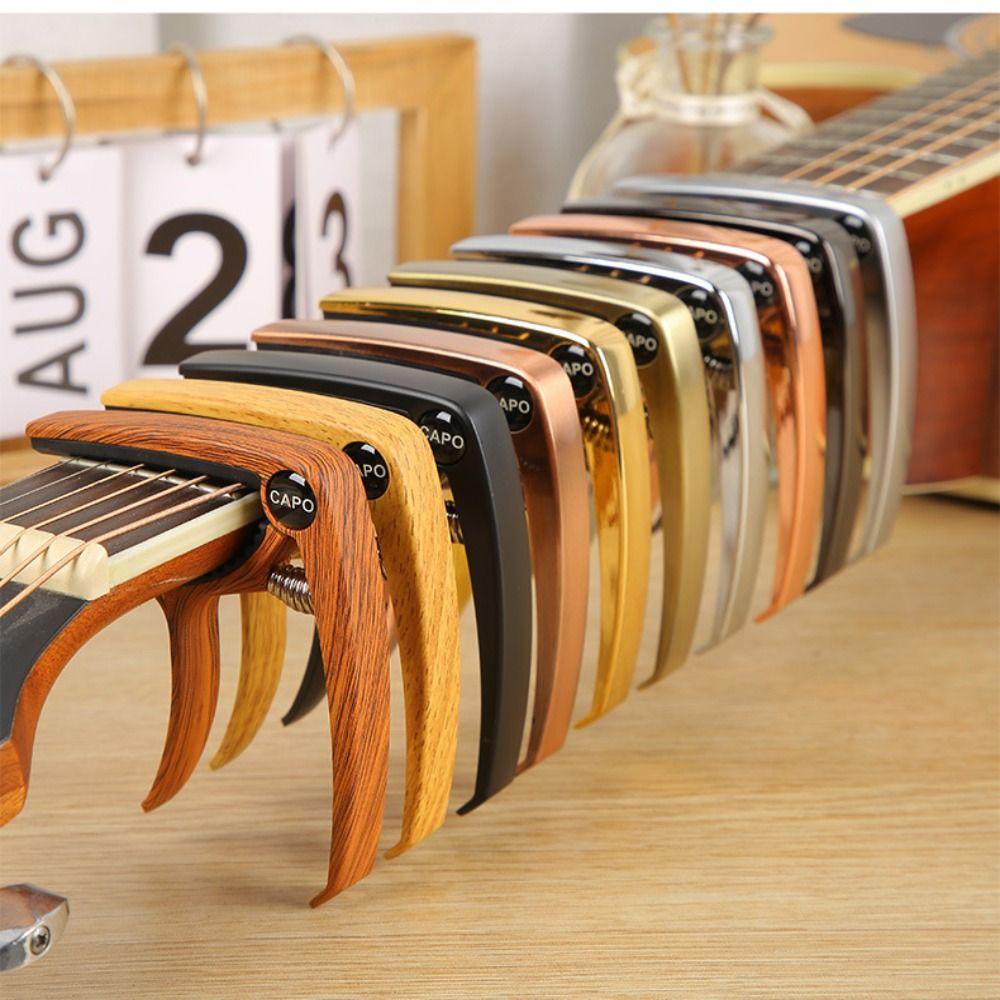 Zinc Zinc Alloy Guitar Accessories Tuning Clamp Guitar Clamp Guitar Tuner Key Trigger Capo Guitar Capo