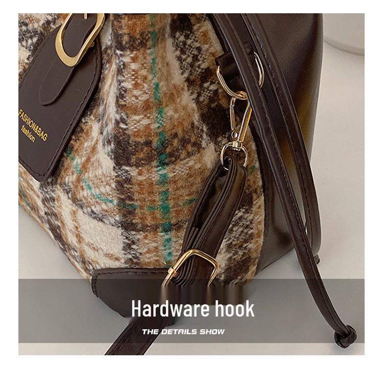 Trendy 2023 Women's Versatile Retro Crossbody Bucket Bag
