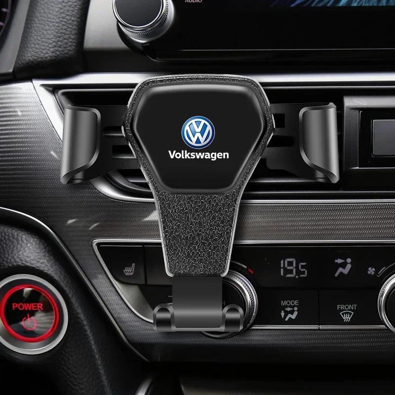 Lmn1 Gravity Car Phone Holder Air Vent GPS Stand Accessories For VW Golf Tiguan Jetta Transporter Passat GTI GTD Polo Touran Scirocco