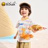 B.Duck Boys' Cartoon Print Short Sleeve T-Shirt