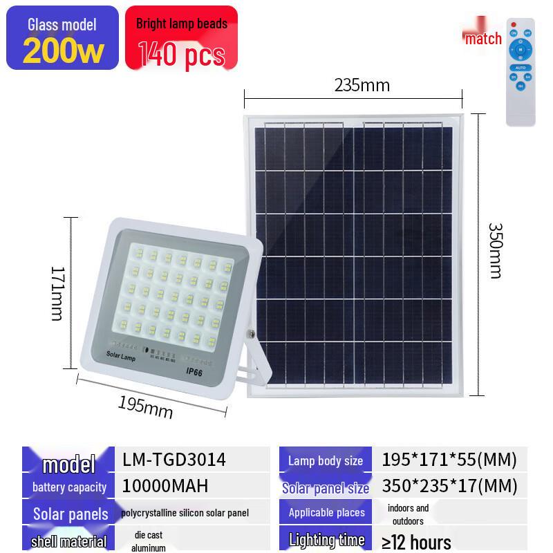 Jinxun Outdoor Solar Floodlight