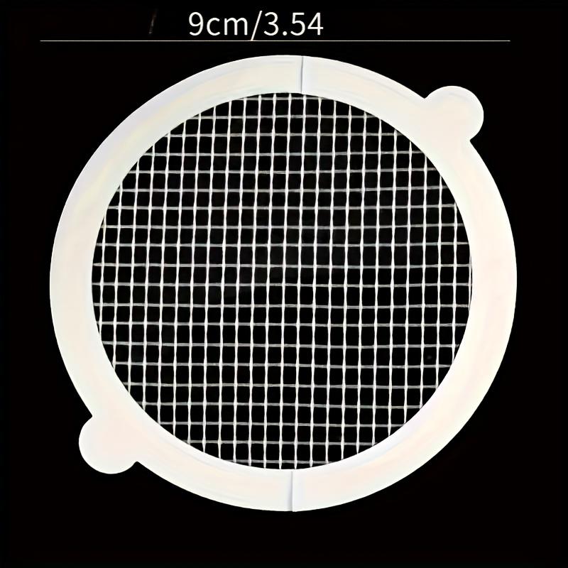 20pcs Shower Drain Hair Catcher Net, PP Material Waterproof and Blockage, Suitable for Kitchen Bathroom Drainage Pipe Eye Patch