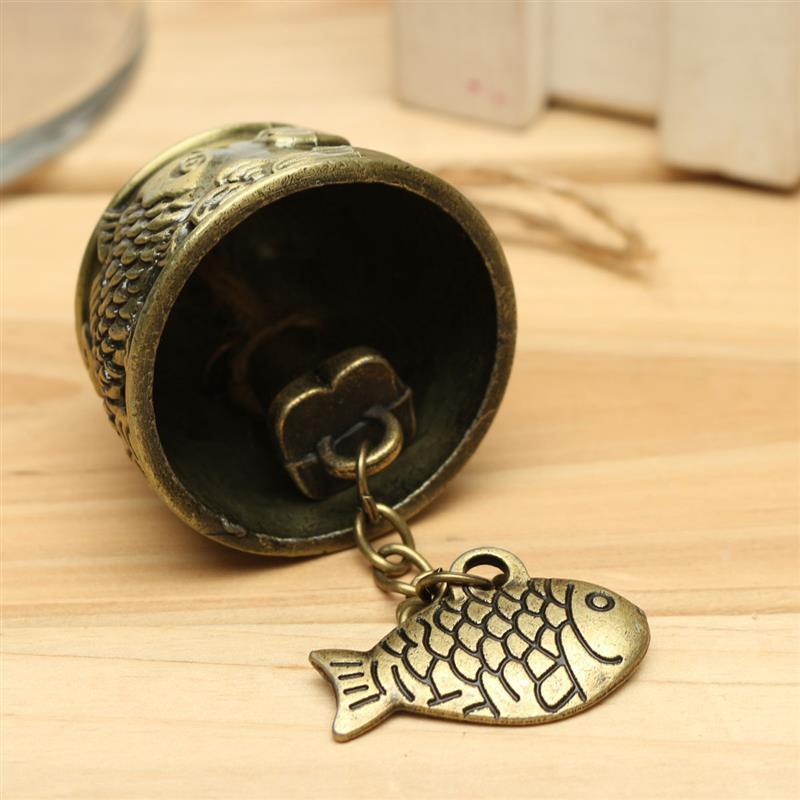 Retro tvar ryb Liparské zvonky Fengshui Bell Kreativita zvonek zahradní doplňky