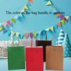 20pcs Paper Gift Bags Versatile Shopping Bags Reusable Colored Kraft Bags Gifts Storage Craft Projects Decorative Paper Bags