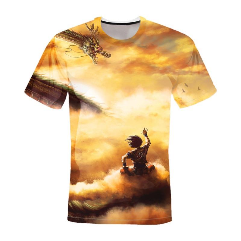 2026 Dragon Ball Official Licensed 3D Print T-shirt Adult