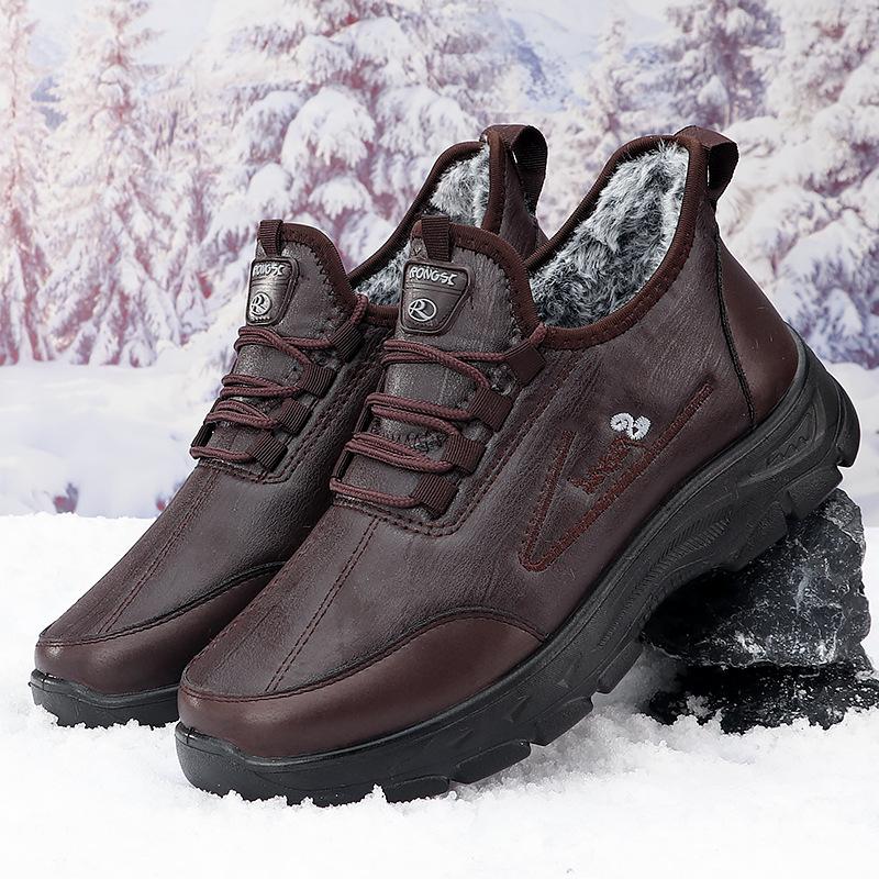 

Old Beijing cotton shoes men s piled thickened men s shoes winter casual shoes warm snow boots men s cotton shoes 39