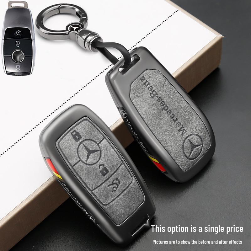 Mercedes Schlüsselabdeckung für E300L C260L A200L C200L GLC GLA GLE350 GLB220 - Stilvolles Autozubehör für Männer und Frauen.