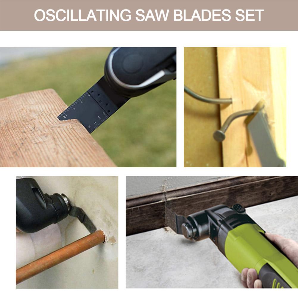 10 Stück Universelle oszillierende Sägeblätter Multifunktionales Schneidwerkzeug für Holz Kunststoff Weichmetall