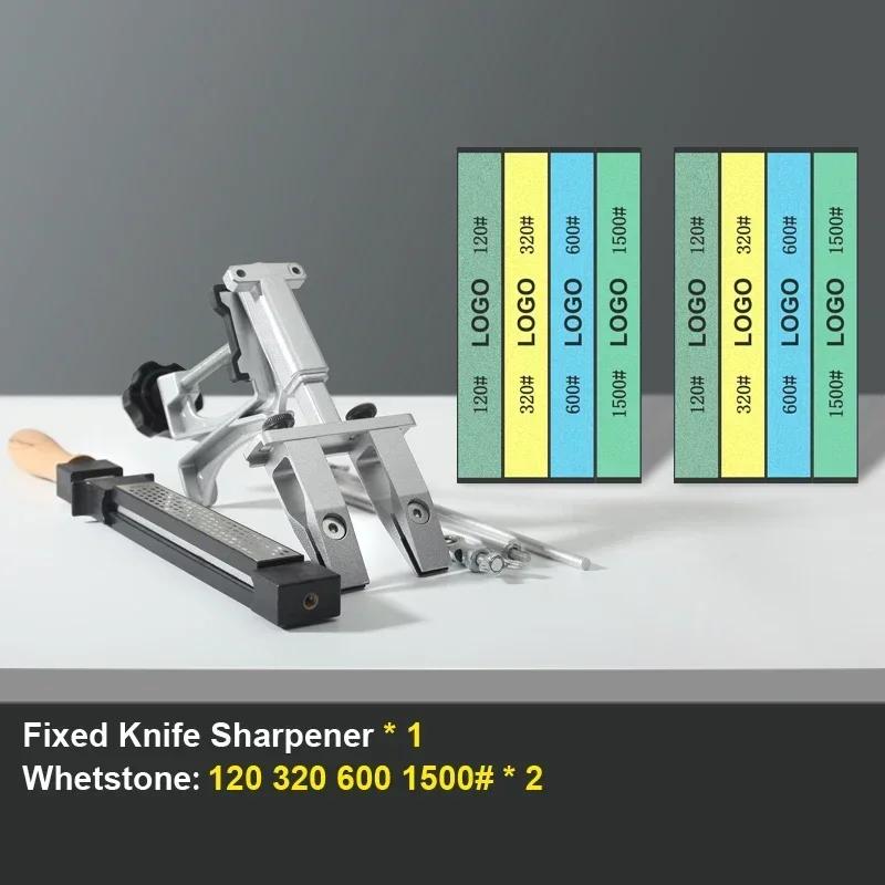 RSCHEF Fixed Knife Sharpener Kitchen Professional Sharpening Stone Woodwork DIY Grinding System Polishing Tool Knives Sharpeners