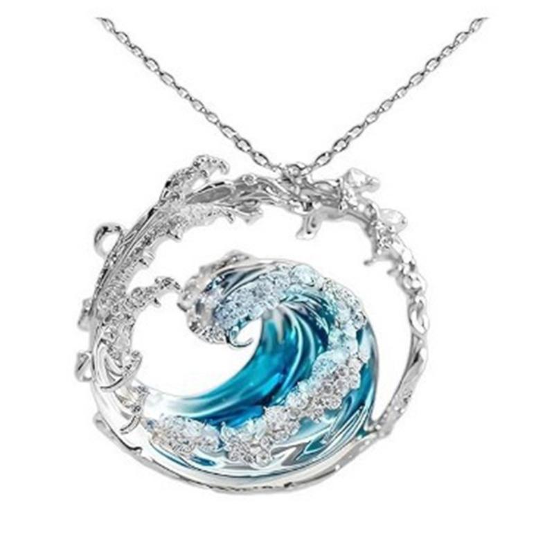 Halskjede Øredobber Smykkesett Justerbart Sommer Marint Tema Smykkepakker for Kvinner Jenter Gaver