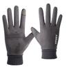Motorcycle Gloves Mens Winter Piled Thickened Warm Windproof Cold Non-slip Big Seven Outdoor Riding Cotton Gloves