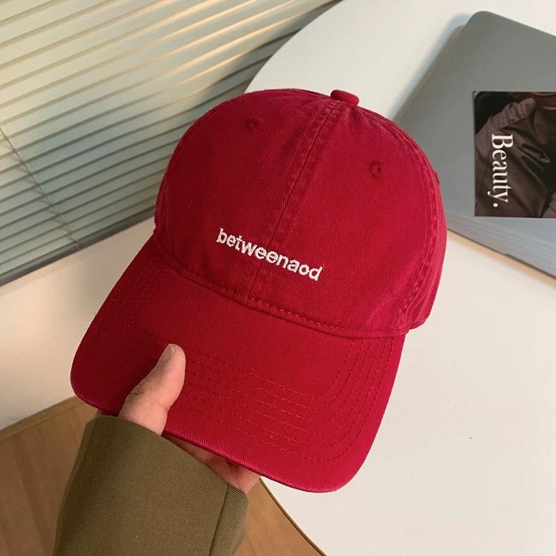 

Lightweight Cotton Comfortable Baseball Cap Everyday Use In Spring Summer Season червоний