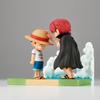 One Piece World Collectable Figure Log Stories Monkey D. Luffy & Shanks Multicolor 7cm