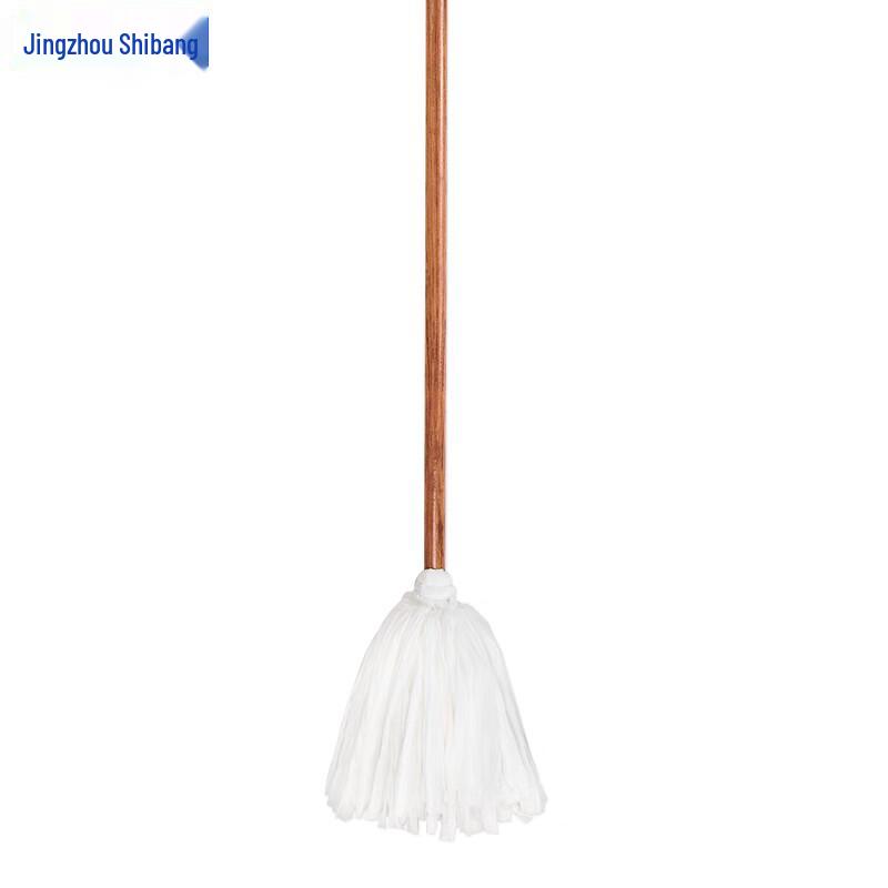 JINGZHOUSHIBANG Old-Style Wooden Handle Mop