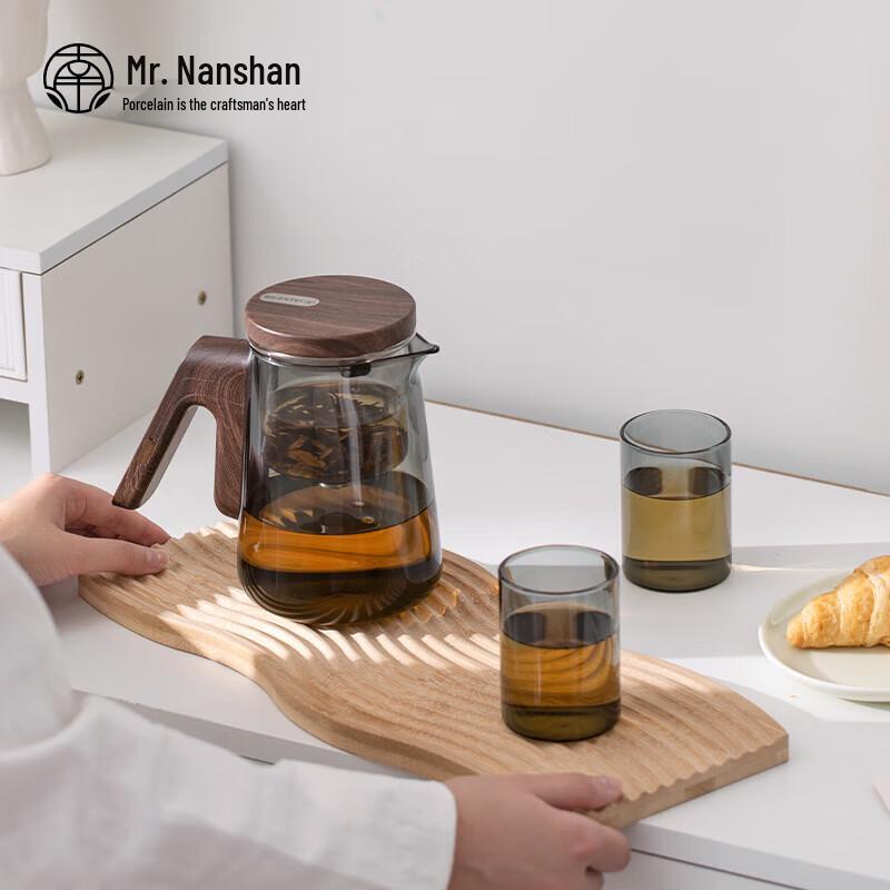 Nanshan Gentleman Glass Semi-automatic Teapot