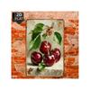 Red Cherry Metal Wall Art Sign for Bar Decor