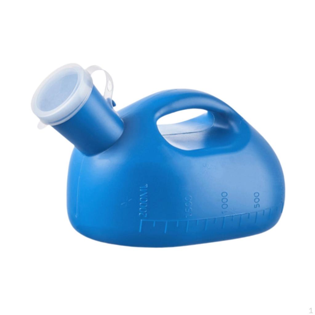 2000ml Male Urinal Collector for Incontinence Use in Travel And Camping