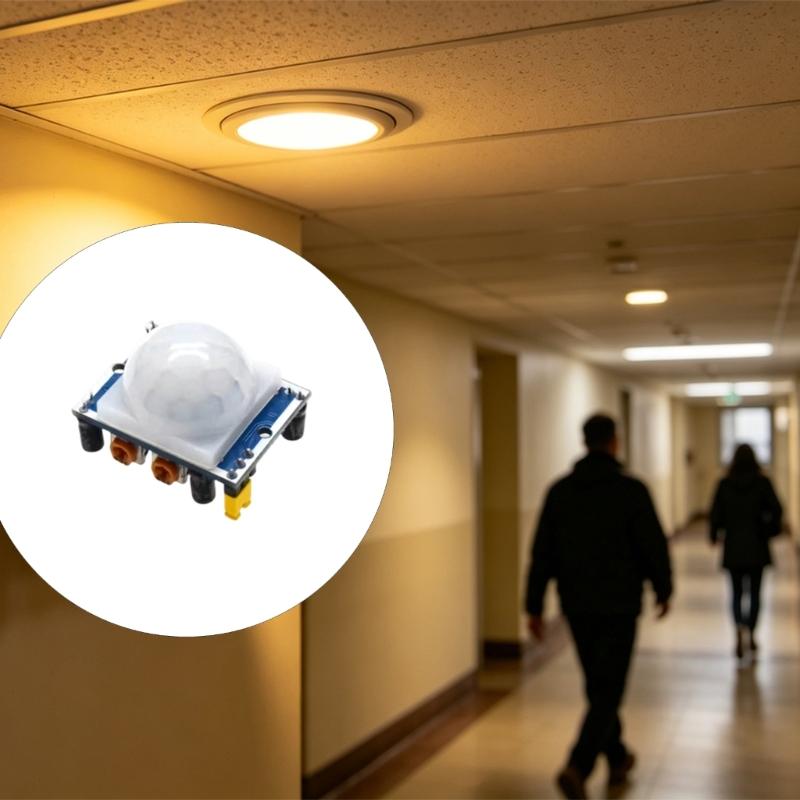 5 Pieces HC SR501 PIR Motion Sensor Modules with Adjustable Sensitivity Infrared Sensor Modules for DIY Electronics