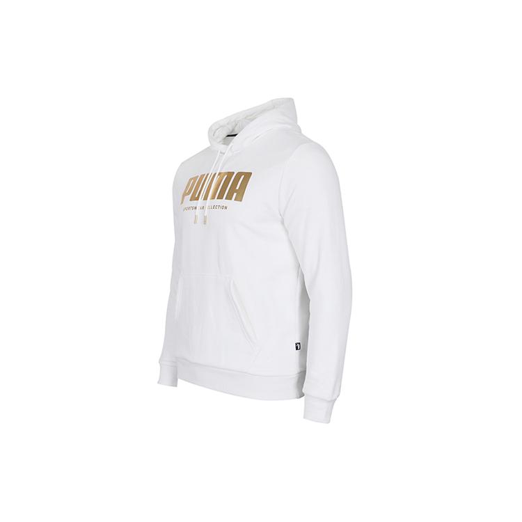 PUMA Sweatshirts Men's White Hooded Moderate Other 581765-02