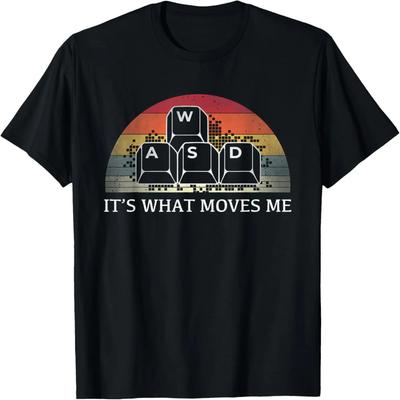 Retro Computer Gamer WASD T-Shirt