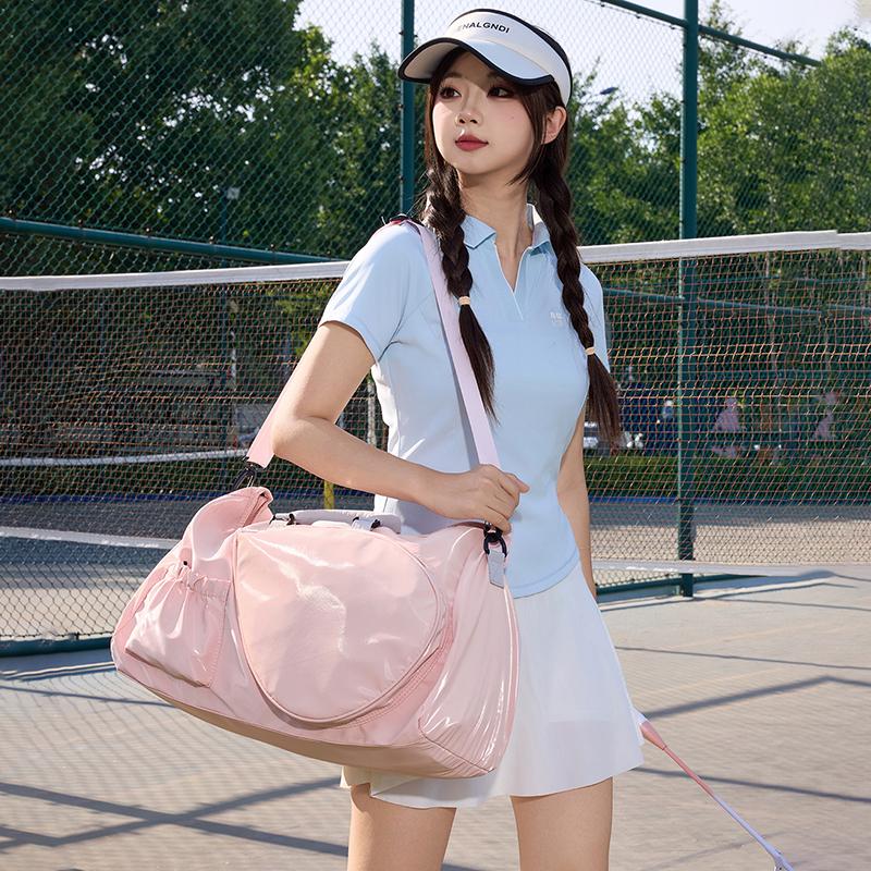 Badminton Bag Tennis Bag Women's Shoulder Crossbody Bag Large Capacity Sports Fitness Handbag
