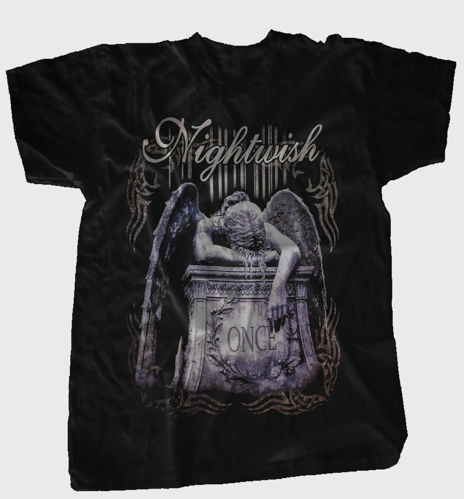 Hot NIGHTWISH Once Symphonic Vintage Cotton Black Men M-3XL  CG1117A Unisex T-Shirt L