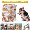 Dog Diaper Wraps Absorbent Waterproof Comfortable Printed Pattern Fastener Tape Breathable Pet Physiological Pants